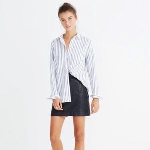 Madewell Blue Classic Ex-boyfriend Shirt